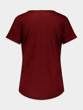 Paula Linen V-Neck T-Shirt