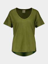 Paula Linen V-Neck T-Shirt