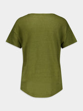 Paula Linen V-Neck T-Shirt