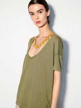 Paula Linen V-Neck T-shirt