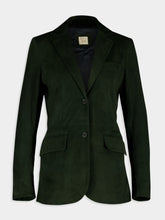 Paula Paula Embroidered Suede Blazer