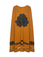 Paula Saphire Embroidered Cape