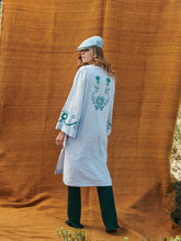 Paula Sphene Embroidered Linen Midi Dress