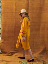 Paula Sphene Embroidered Linen Midi Dress