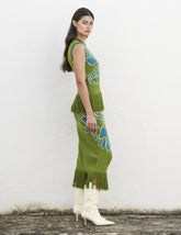 Paula Tina Jacquard Tank Top