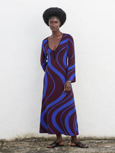 Paula Varvara Jacquard Maxi Dress