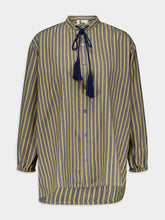 Paula x Marrakshi Life Striped Oversized Blouse