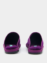 Piedaterre Dandy Cotton Velvet Purple Slippers