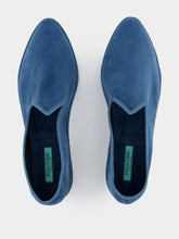 Piedaterre Furlane Wilde Cotton Blue Slippers