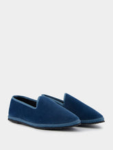 Piedaterre Furlane Wilde Cotton Blue Slippers
