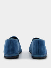 Piedaterre Furlane Wilde Cotton Blue Slippers
