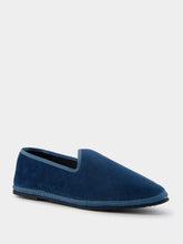 Piedaterre Furlane Wilde Cotton Blue Slippers