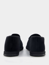 Piedaterre Furlane Wilde Cotton Black Slippers