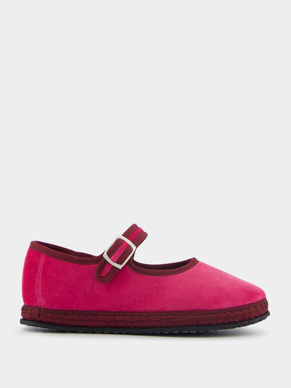 Pie good da Terre Pink Velvet Girls Shoes