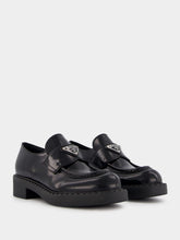 Prada Brushed Leather Loafers