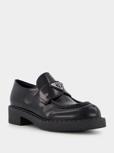 Prada Brushed Leather Loafers
