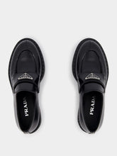 Prada Brushed Leather Loafers