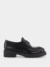 Prada Brushed Leather Loafers