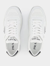 Prada Downtown Perforated Leather Sneakers