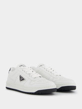 Prada Downtown Perforated Leather Sneakers
