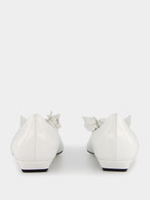 Prada Embellished Leather Ballet Flats