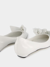 Prada Embellished Leather Ballet Flats