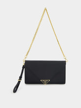 Prada Envelope Leather Shoulder Bag