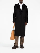 Prada Logo-Embroidered Cashmere Coat