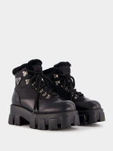Prada Monolith Leather and Nylon Boots