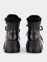 Prada Monolith Leather and Nylon Boots