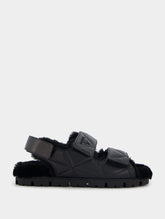 Prada Nappa Leather Chunky Sandals