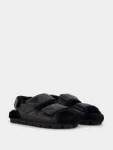 Prada Nappa Leather Chunky Sandals
