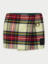 Prada Pin-Detailed Checked Skirt