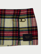 Prada Pin-Detailed Checked Skirt