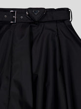 Prada Re-Nylon Belted Midi Skirt
