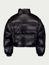 Prada Re-Nylon Cropped Convertible Down Jacket