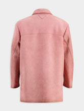 Prada Single-Breasted Suede Jacket