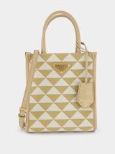 Prada Symbole Embroidered Fabric Mini Bag