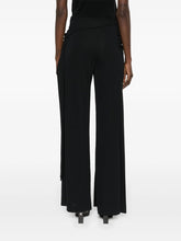 Rabanne Black Wraparound Palazzo Pants