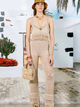 Rabanne Crochet Flare Trousers