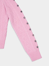 Rabanne Crystal-Embellished Cashmere Cardigan