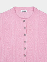 Rabanne Crystal-Embellished Cashmere Cardigan