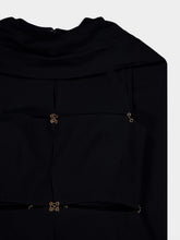 Rabanne Cut-Out Maxi Cape Dress