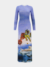 Rabanne Dali Rhinestone Evening Dress