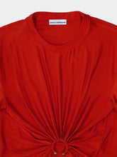 Rabanne Embellished Ruched Crop Top