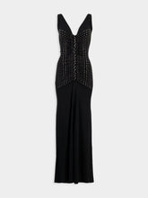 Rabanne Embellished V-Neck Long Gown