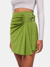 RabanneGreen Draped Skirt with Detail at Fashion Clinic