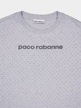 Rabanne Logo-Print Rhinestone T-Shirt