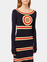 Rabanne Long Dress with Geometrical Details