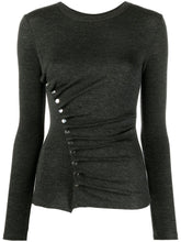 Rabanne Long sleeve draped top